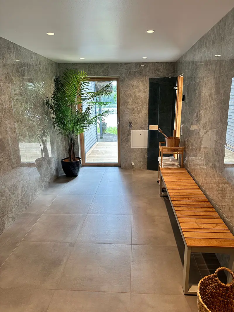 The sauna — 7